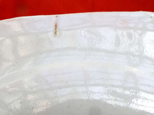 A pair of French provincial faience Botanical plates. 19thCentury. Ref. P/98A+98B