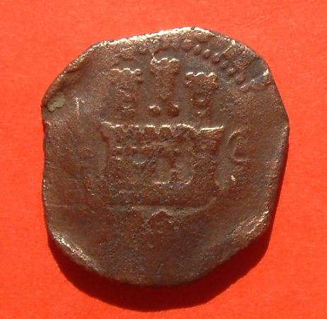 Shipwreck Pirate Spanish Maravedis/Cob coin, circa 1621-1665 Ref. 62MY