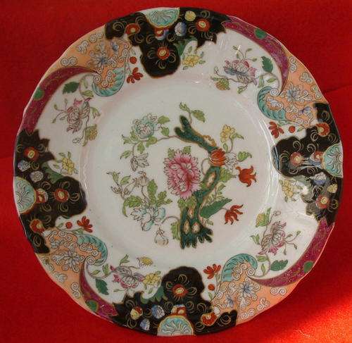 Antique Victorian Chinoiserie Plate Circa 1830-1840 Ref. P.10