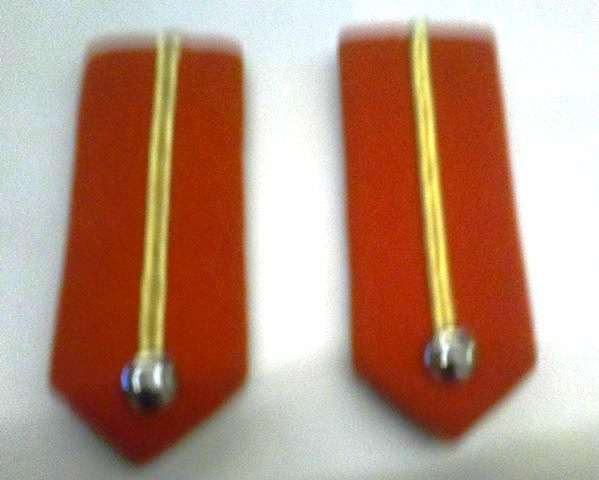 Aguilette Chilly with gold braid Senior Officer Set