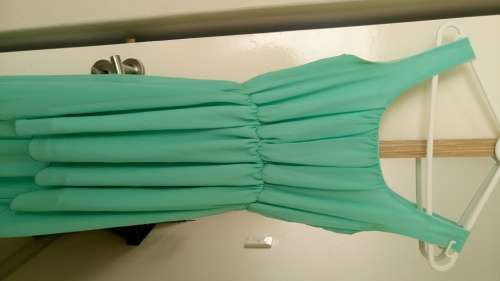 ZIP CODE BLUE HIGH-LOW DRESS- XS/S