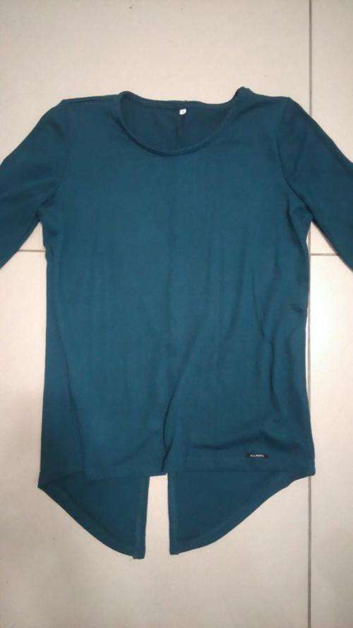 BLUE 3/4 SLEEVE TOP