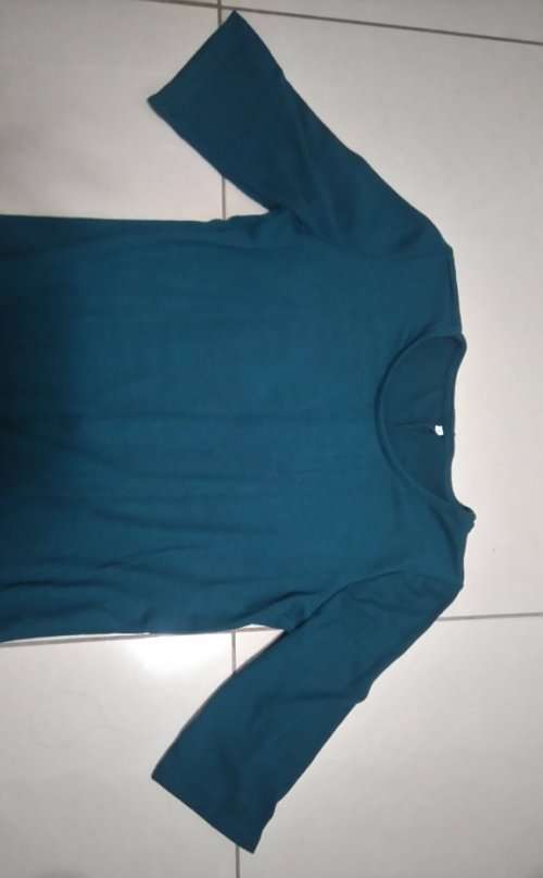 BLUE 3/4 SLEEVE TOP