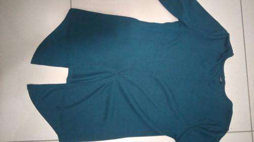 BLUE 3/4 SLEEVE TOP