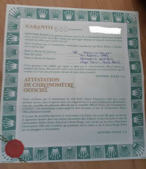 AUTHENTIC ROLEX DATEJUST OYSTER PERPETUAL REF 16013