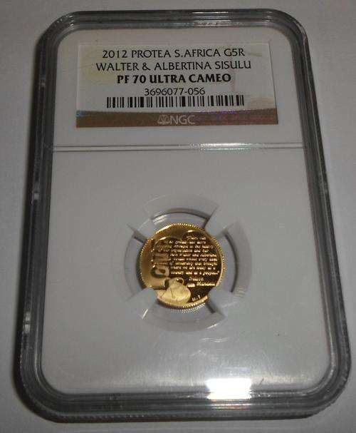 *** 2012 Protea Sisulu Proof 70 UC  !!! *** Low Start !!!