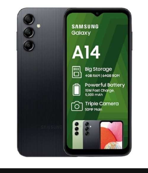 BRAND NEW SEALED Samsung Galaxy A14 64GB LTE Dual Sim - Black