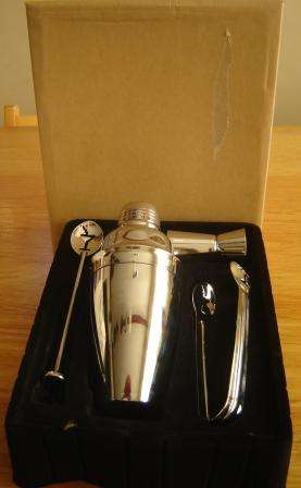 Cocktail Shaker and Accessories