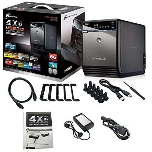 Mediasonic ProBox HF2-SU3S2 4 Bay 3.5 SATA HDD Enclosure