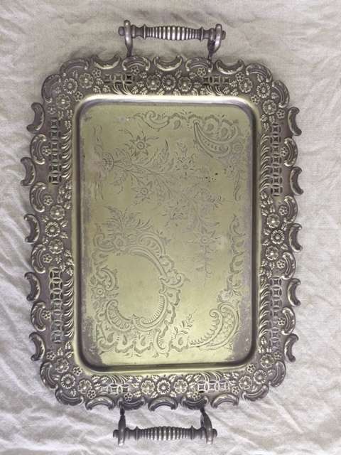 silverplate tray