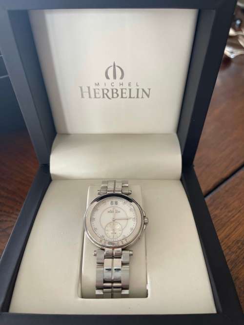 Michele herbelin newport ladies watch