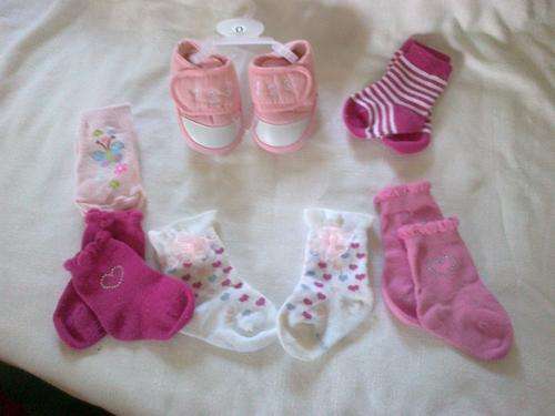 Baby newborn shoes and socks