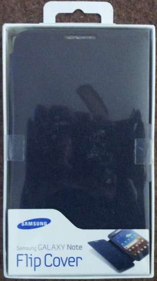 Samsung Original Flip Cover Case for Galaxy Note (Black)