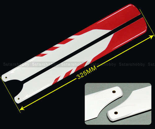 325mm Glass Fiber Main Rotor Blade for T-rex 450 V2 V3 PRO Helicopter