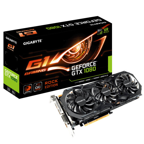 GeForce® GTX 1080 G1 ROCK 8G used
