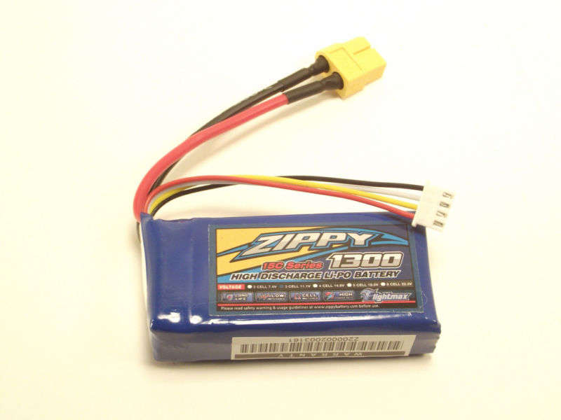 ZIPPY Flightmax 1300mAh 3S1P 15-25C
