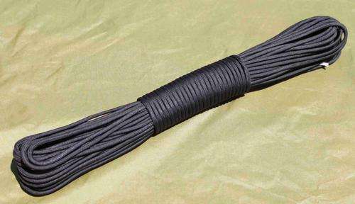 Bosbok Tactical 30m Paracord - Black