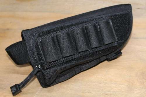 Flyye Industries - Rifle Stock butt Ammo Pouch ( Black ) PH-O008
