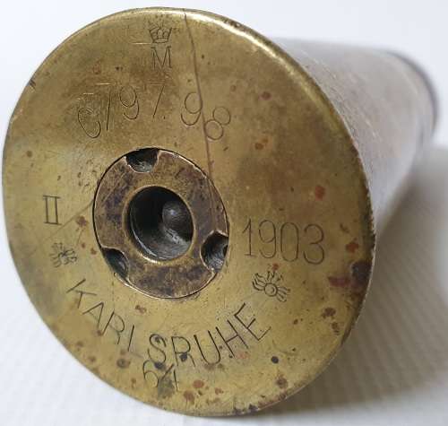 KARLSRUHE 37mm  ( Pom Pom ) Shell  1903