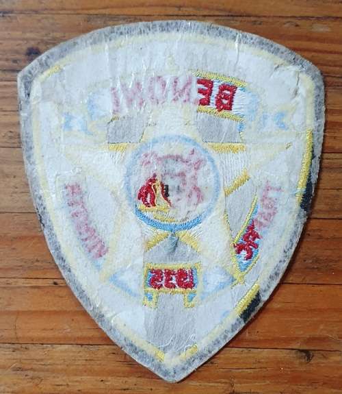 Vintage Benoni Traffic Embroidered Badge