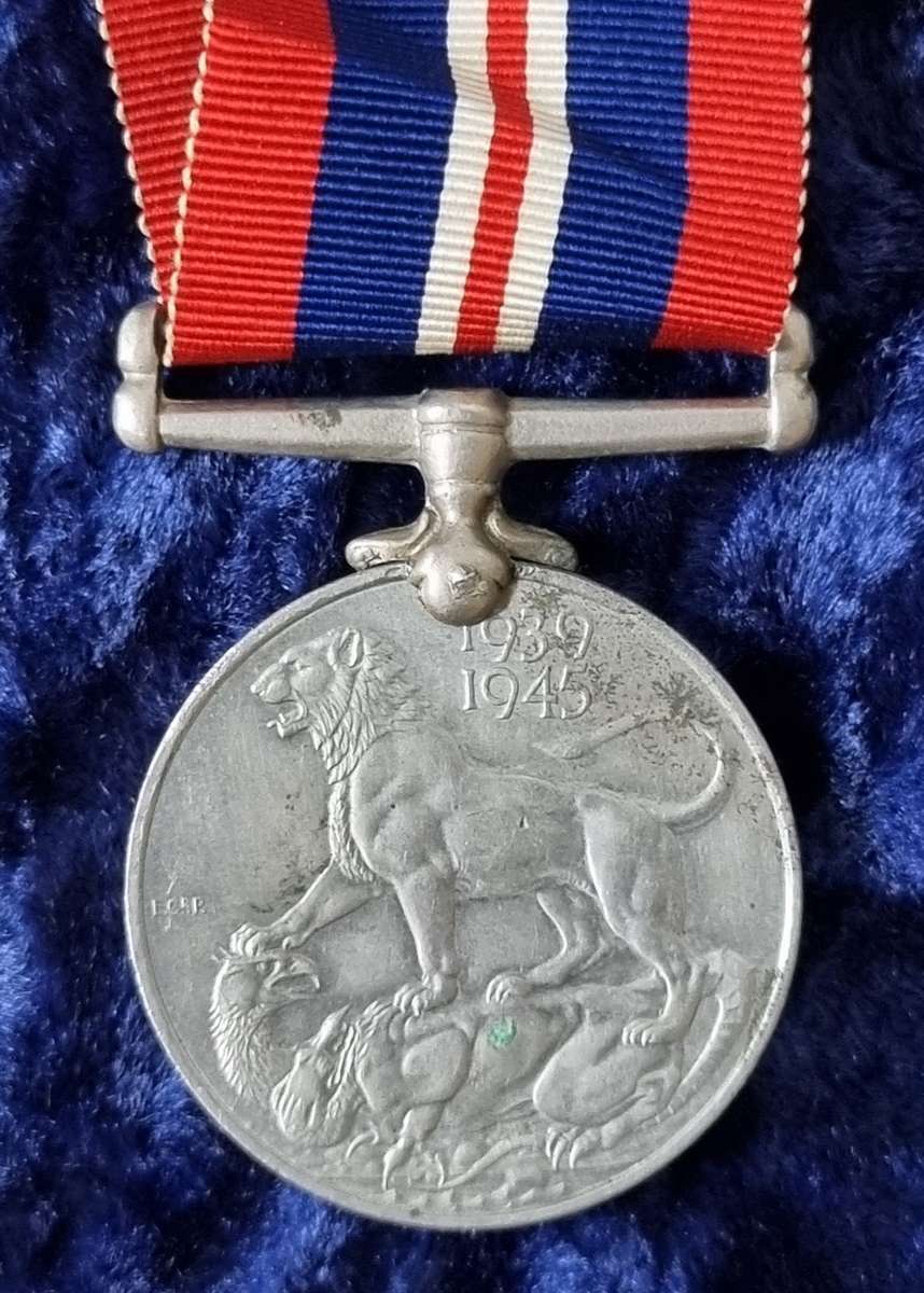 WWII Medal and dog tag set