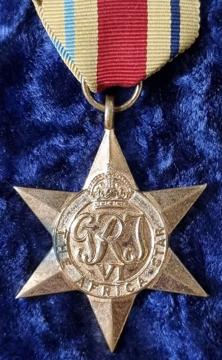 WWII Medal and dog tag set