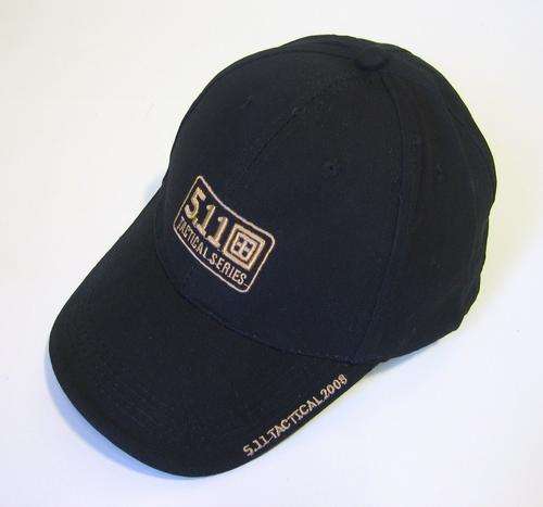 5.11 Tactical Series Embroidered cap ( 100% cotton ) black and gold