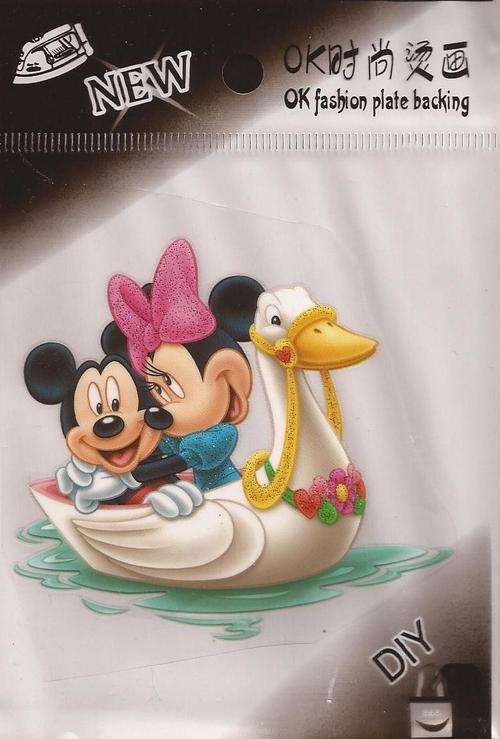 Iron - on sticker - Micky & Minnie Mouse  ( 1 )