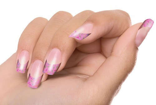 Trendy Nail Wraps Cutting Edge Pink