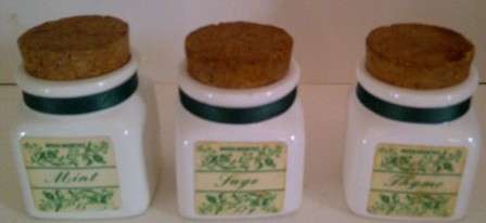 Three Woolworths Spice Holders