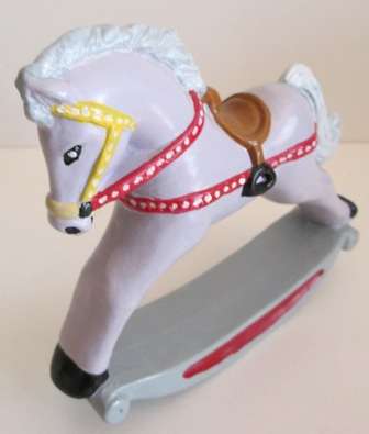 Small Ceramic Rocking Horse