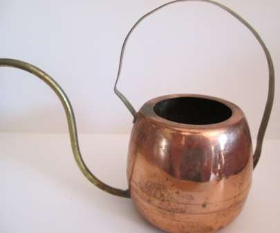 Copper with Brass Pot