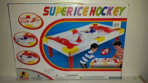 KIDS TOY JUMBO TABLE TOP SUPER ICE HOCKEY DESKTOP LIGHTWEIGHT AND PORTABLE