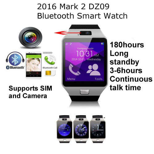 DZ09 Bluetooth Smart Watch Phone Mate Sports GSM SIM For Android iPhone Samsung