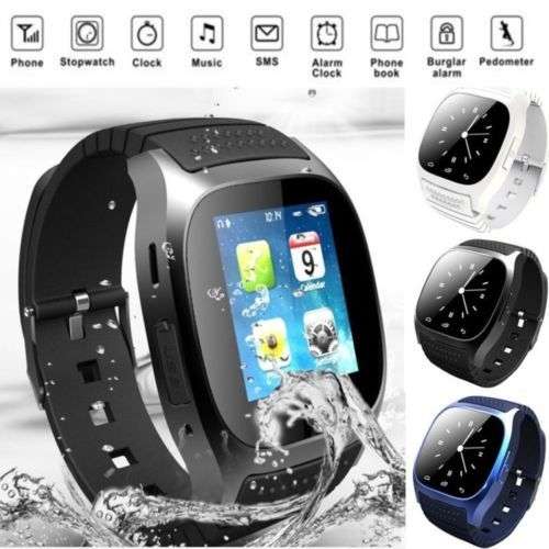 RWATCH M26 LED Bluetooth Smart Watch with Dial / Call Answer / SMS Reminding / Music Player