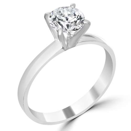 Jeweller Certificate INCLUDED R87 780.00 - Brilliant Round Cut 1.00 carat F/VS2 Diamond Ring 14kt