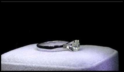 Jeweller Certificate INCLUDED R87 780.00 - Brilliant Round Cut 1.00 carat F/VS2 Diamond Ring 14kt