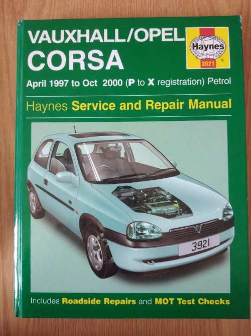 Vauxhall /Opel CorsaApril 1997 to Oct 2000Haynes service and repair manual