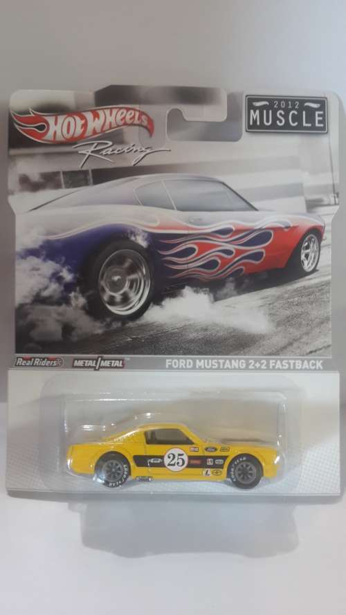 HOT WHEELS Racing 69 FORD MUSTANG 2+2 FASTBACK WITH REAL RIDERS