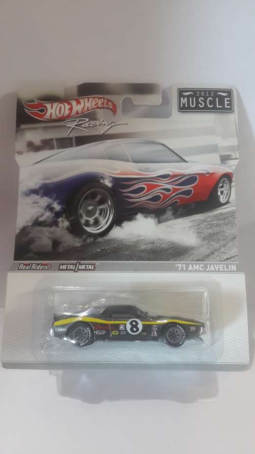 HOT WHEELS Racing 71 AMC JAVELIN WITH REAL RIDERS