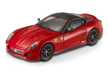HOT WHEELS ELITE - 1/43 FERRARI 599 GTO RED WITH BLACK ROOF