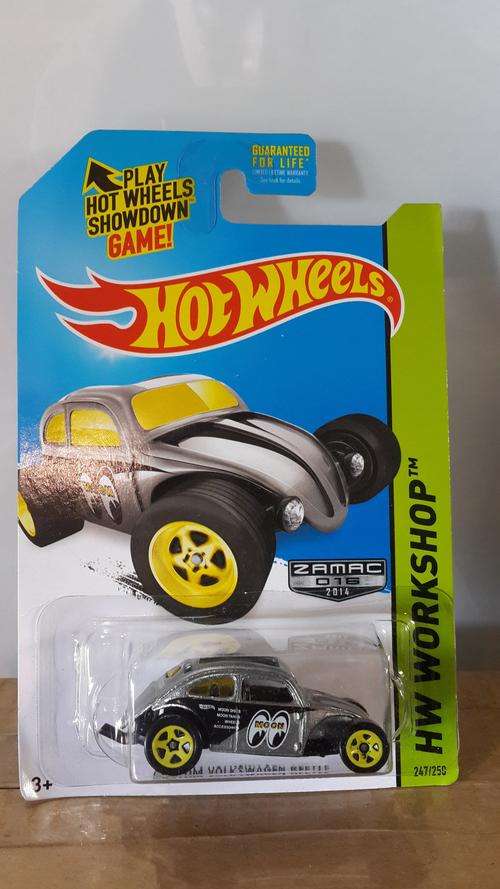 HOT WHEELS - 2014 WAL MART EXCLUSIVE CUSTOM ZAMAC VOLKSWAGEN BEETLE