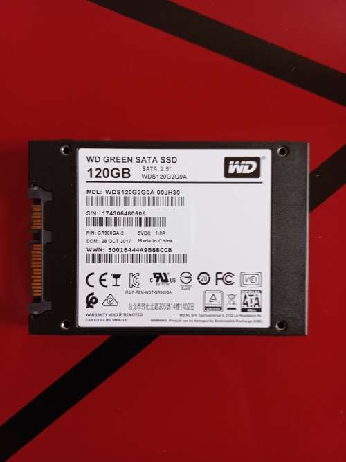 WD Green 120GB 2.5` SATA Solid State Drive (SSD)