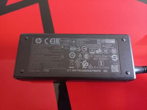 HP Original Small Blue Pin Charger | 19.5V---2.31A, 45W, 50-60Hz