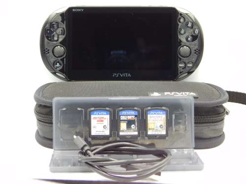 PS Vita PlayStation Slim Model PCH-2016 WiFi Edition (Black)