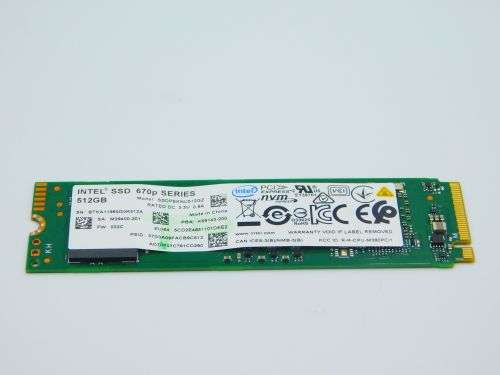 Intel SSD 670p Series, 512GB, M.2 80mm PCle