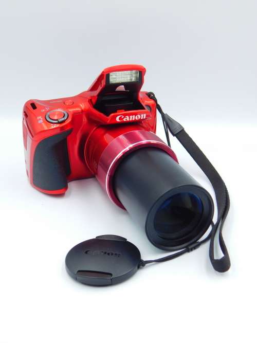 Canon PowerShot SX420 IS | 20.0 MP | 720p HD Videos | WiFi - Ultra Zoom Digital Camera (Red)