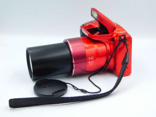 Canon PowerShot SX420 IS | 20.0 MP | 720p HD Videos | WiFi - Ultra Zoom Digital Camera (Red)