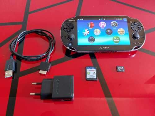 PS Vita PlayStation Model PCH-1104 3G and WiFi Edition (Black)