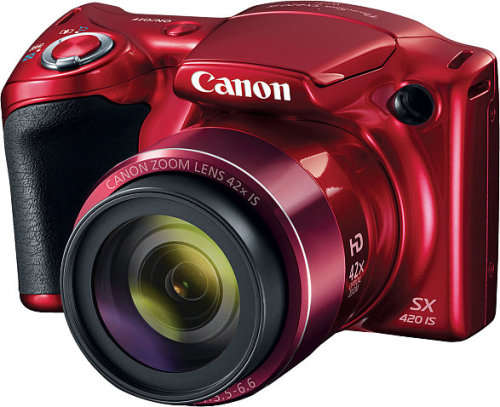 Canon PowerShot SX420 IS | 20.0 MP | 720p HD Videos | WiFi - Ultra Zoom Digital Camera (Red)